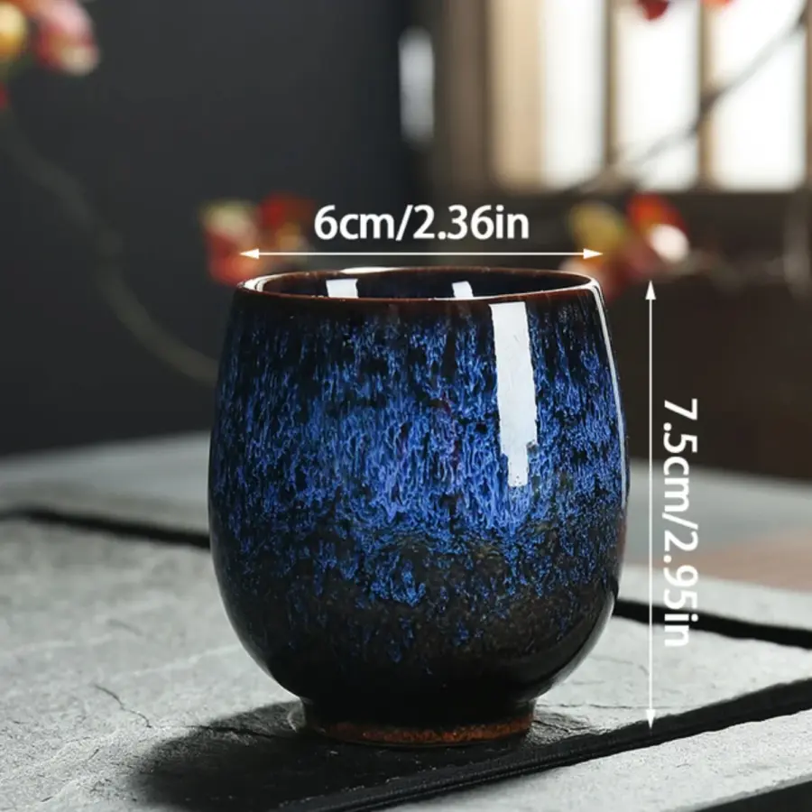150ml Espresso Coffee Mugs Cups Fancy Glaze Ceramic Latte Teacup Porcelain Tea Cup Mug Kung Fu Cup Drinkware Whiskey Glass Cup